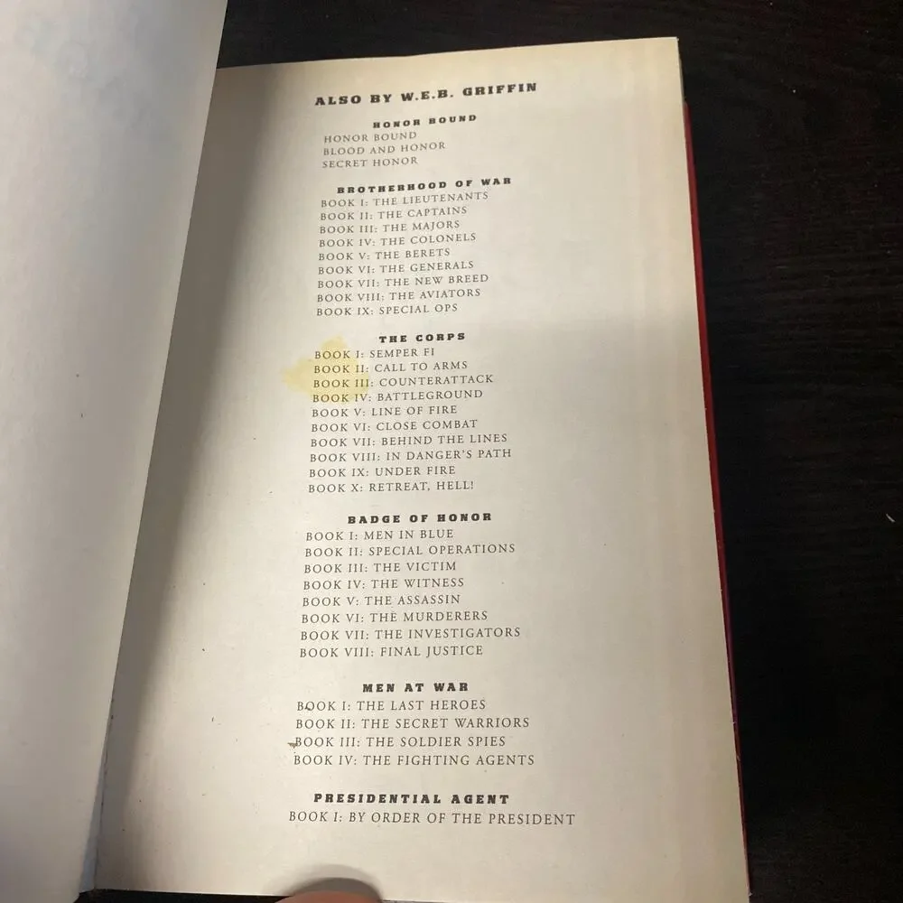 Hostage by W. E. B. Griffin (2006, Hardcover)
